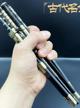 古代兵器的玩具模型秦始皇唐横刀兵器刀剑摆件饰品送架子