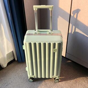 正品铝框行李旅箱女生高箱颜值20寸登机锁扣密码行箱202p5新款c拉