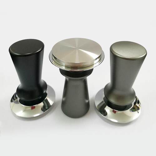 51mm咖啡压粉器 53螺纹底填压锤 58平底恒定压力压粉锤咖啡具