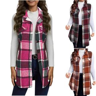 Plus Size Women's Vest Casual Fashionable Design
