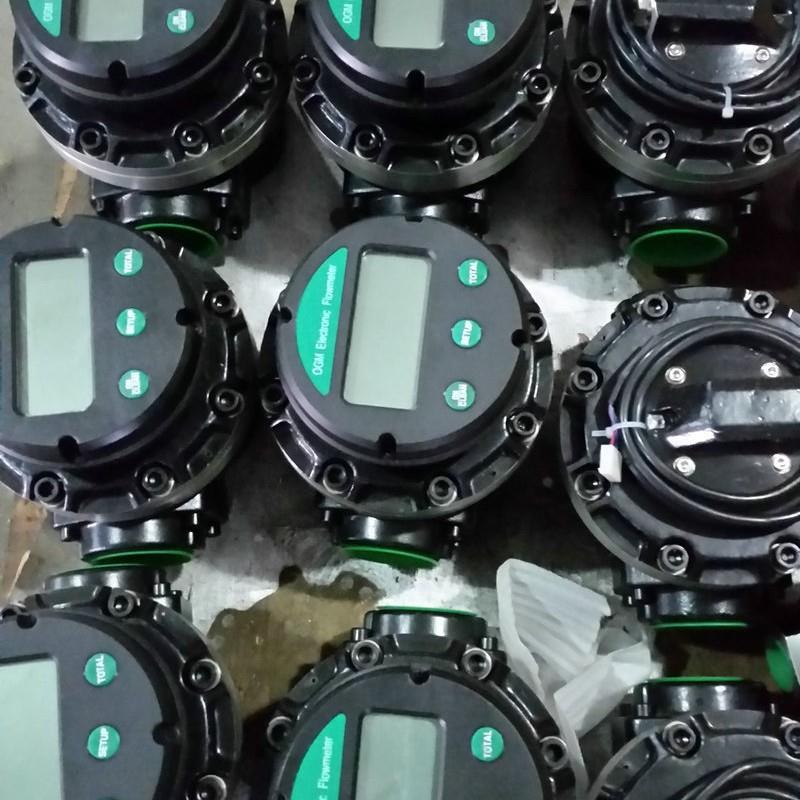 机械式流量计椭圆电子流量表润滑油小型数显传感器机械液体