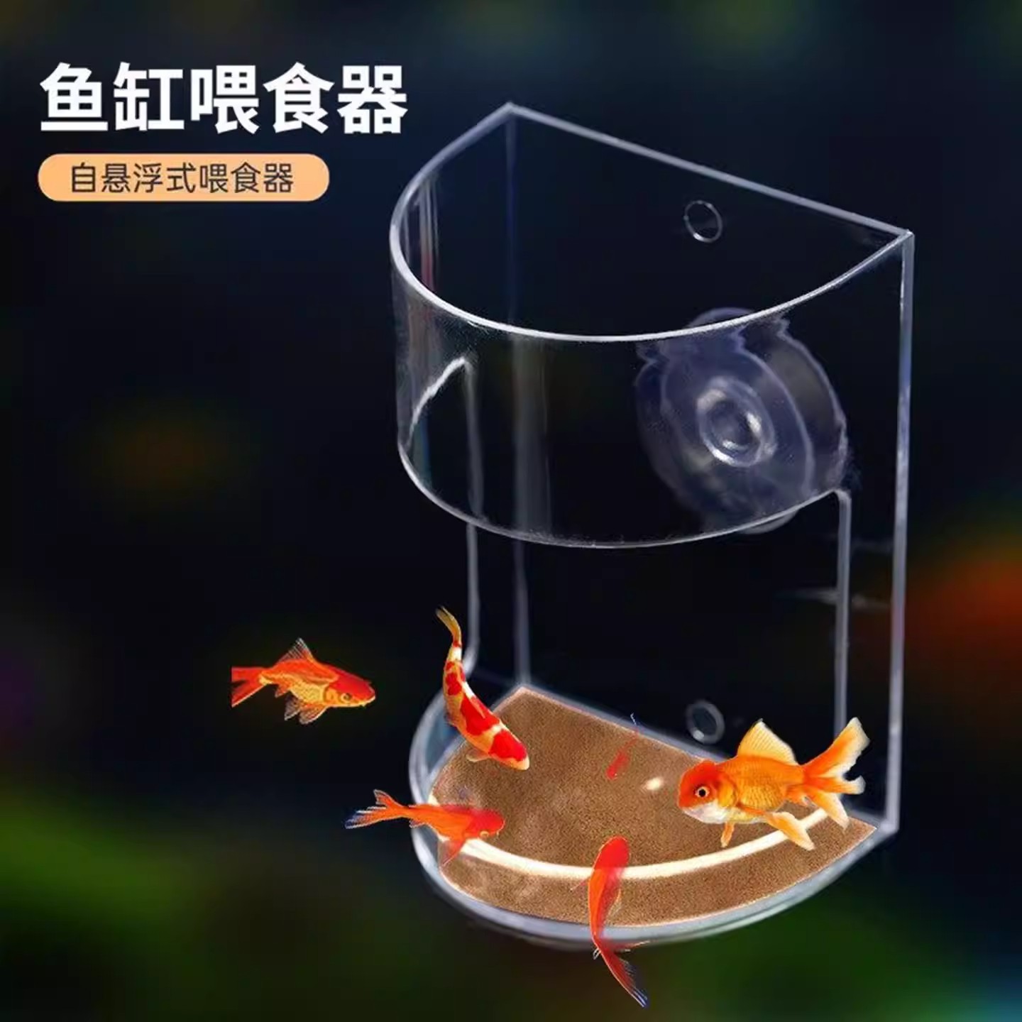 投喂器鱼缸喂食器喂鱼投食圈喂食