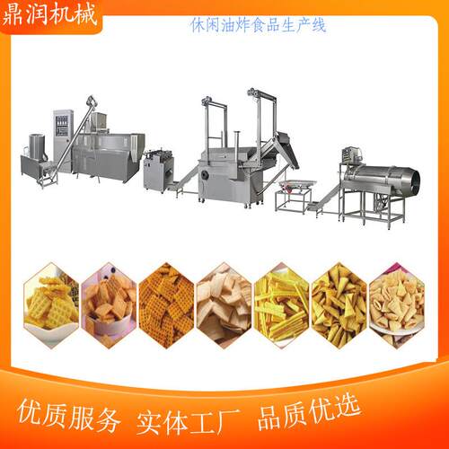 多UNA力多滋玉米零食生棒产工设备双生螺杆非油炸休闲膨化食品产