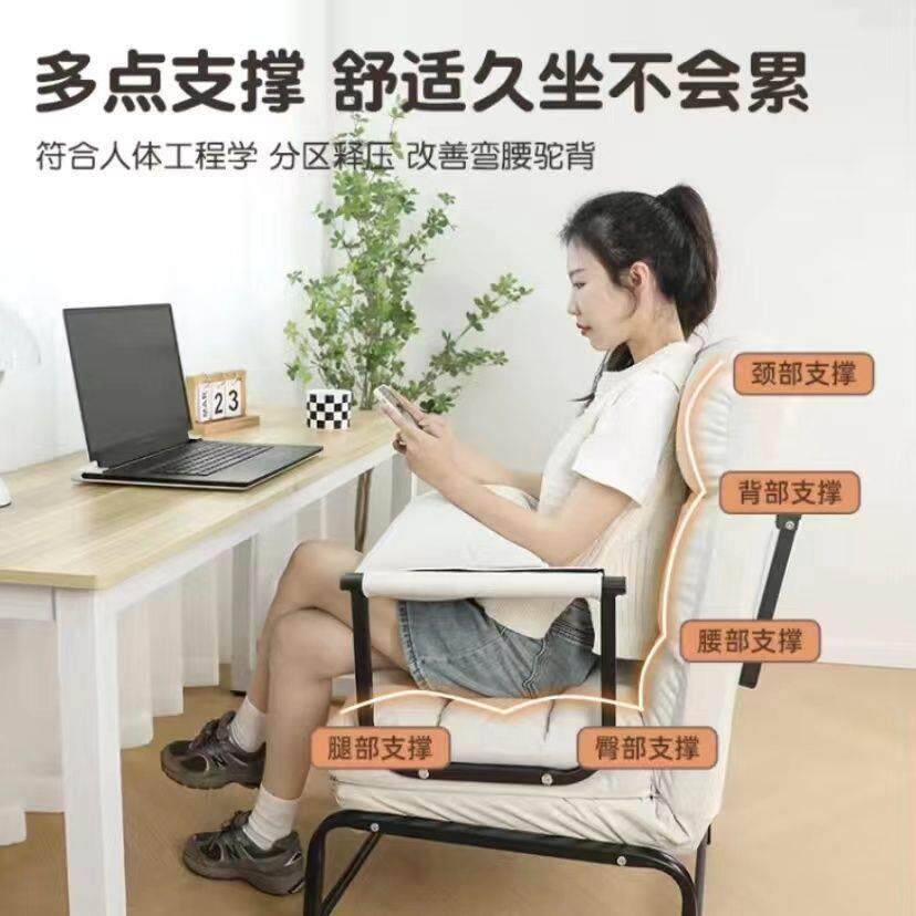 折叠躺椅办公室午休单人床家用多功能懒人沙发床一体两用椅折叠床