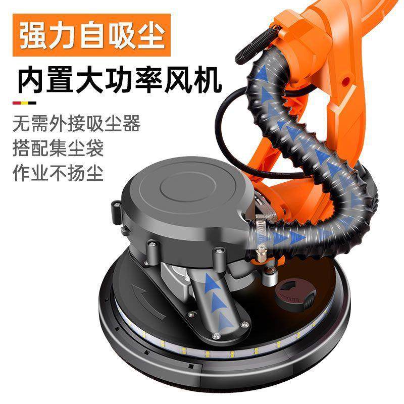 打墙面FED机砂纸机腻子自吸砂光刷机墙壁抛磨光机磨墙机无砂皮机
