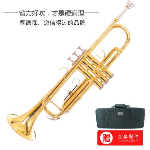 高档塞活德森小号乐器儿童学生b初学者专业演奏蒙塞乃尔冲锋号降