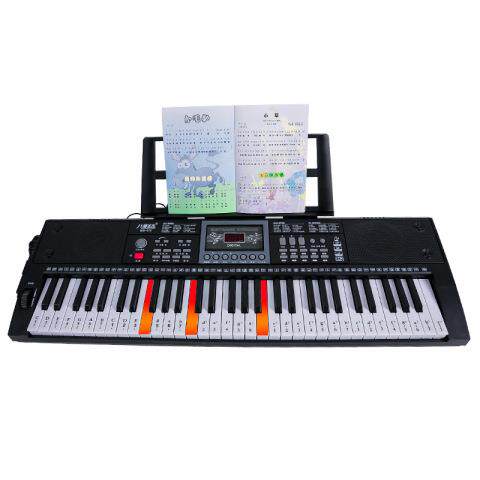 61键八度宝贝电子琴初学琴带电源音乐琴琴架可另配