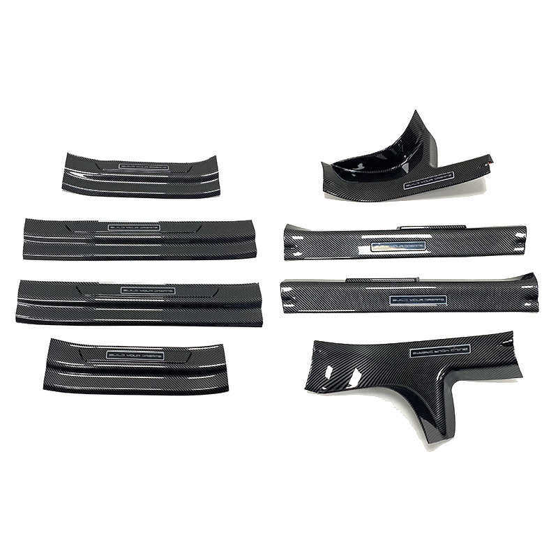 适用于24款比亚迪宋L EV门槛条改装迎宾踏板后备箱后护板尾门防护