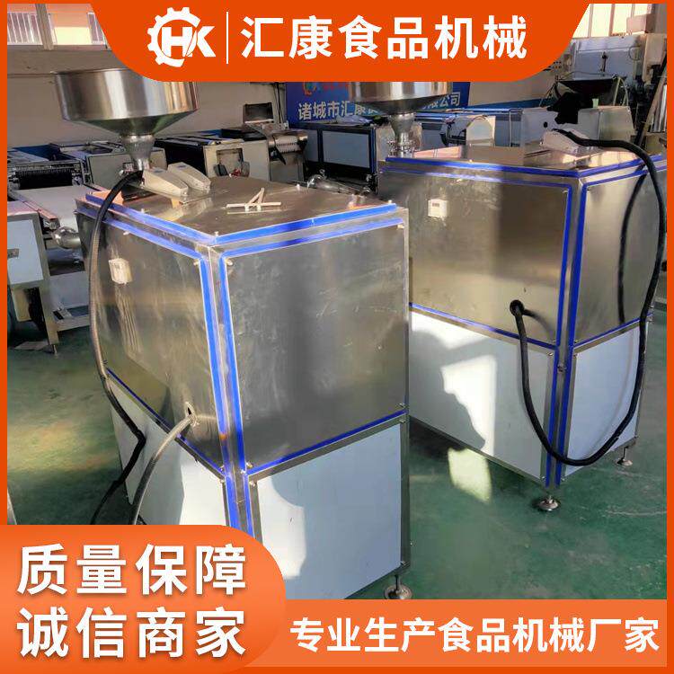 汇康牌加工烤肠成套设备糯米肠成型机器液压脚踏式热狗肠机