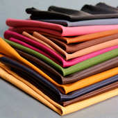 彩色植鞣羊皮 羊皮革 树膏头层皮料水晶鼓软山羊皮粗纹DIY练皮子