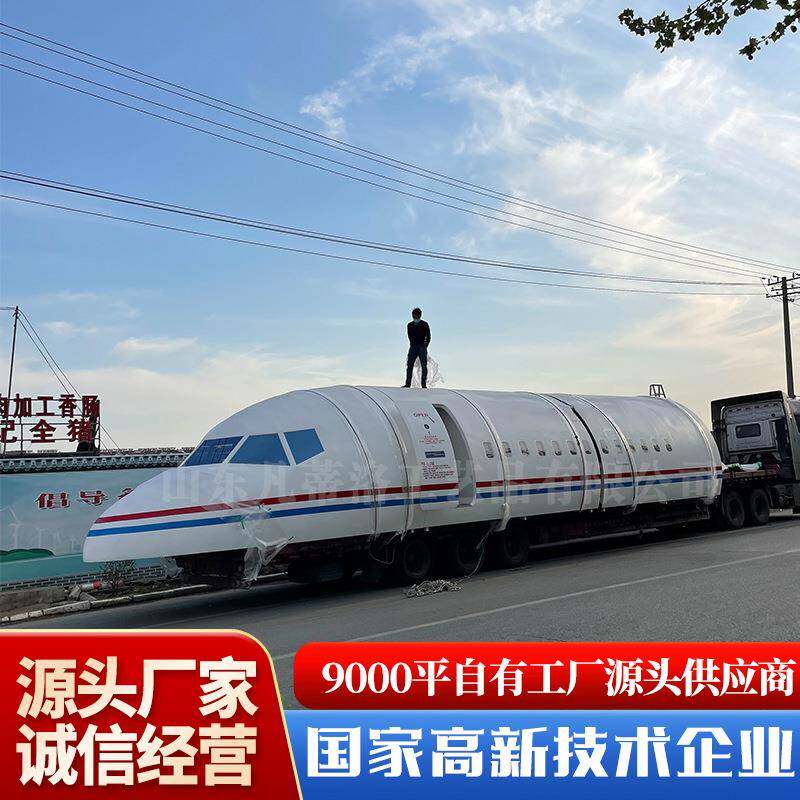 大型仿真客机模拟舱国产C919乘务教学培训模型飞机摄影主题餐厅