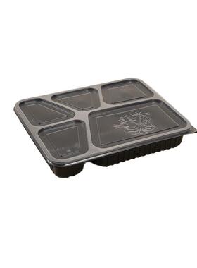 一次性餐盒加厚外卖打包盒四格快餐盒带盖透明pp塑料饭盒一件起批