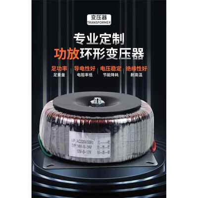 500瓦功放隔离环形变压器电源220V转24V12V双32V18V大功率功放牛