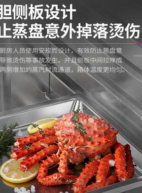 乐创电热蒸饭4柜智能水保423缺防干烧2盘山庄酒护店后厨大容量蒸