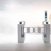 摆动人体旅行通道大门速度通过门翼门人脸识别刷卡扫描码 体育馆建