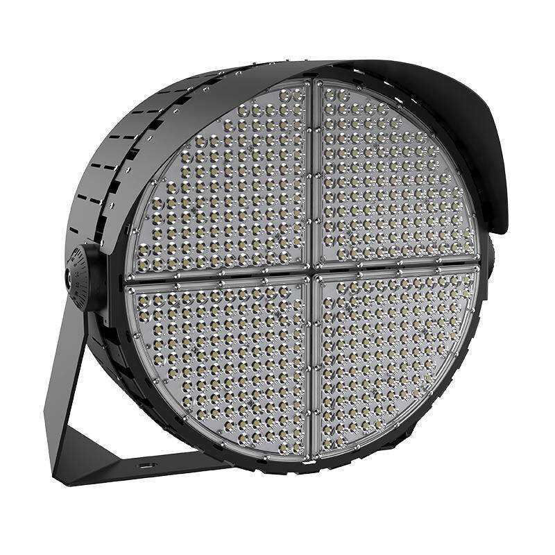 圆形鳍片LED投光灯1000W1200W大功率球场灯码头港口高杆灯塔吊灯