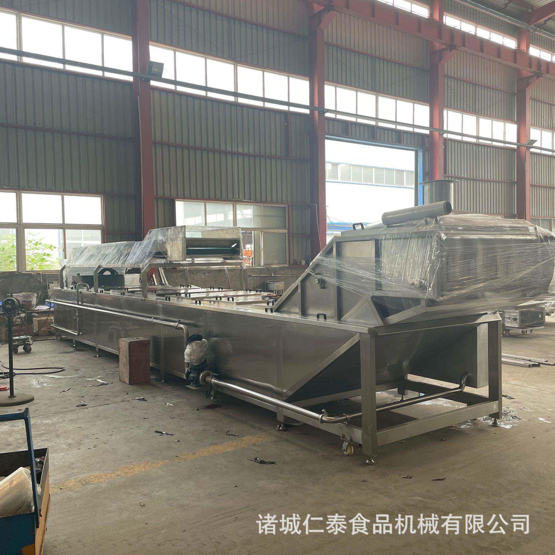全自动小龙虾蒸煮机小龙虾生产线糯玉米水浴巴士杀菌机包安装