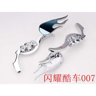 摩托车改装配件铁马/沙都/竞速之星400马格纳250改装后视镜反光镜