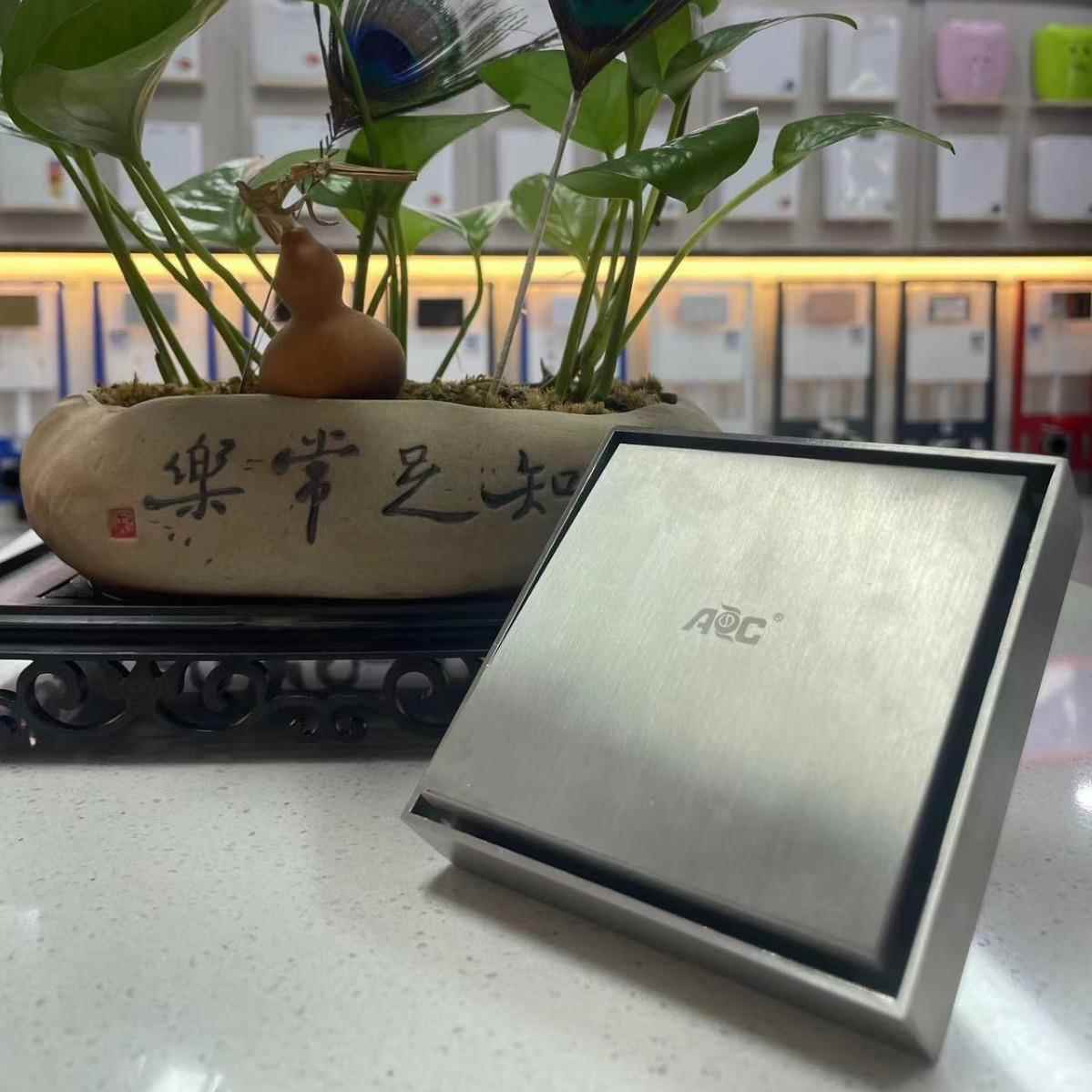 镶嵌瓷浴砖漏CD100-01隐形地方防臭卫生间不锈钢30形4阳台室隐藏