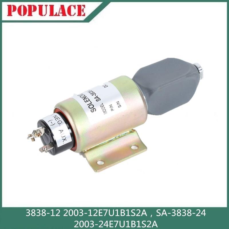 柴油机熄火控制器开关SA-3838-12/24 2003-12/24E7U1B1S2A 12V24V