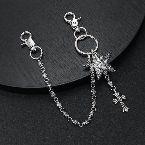 Hip-hop jeans chain five-pointed star chain 嘻哈牛仔裤链链子