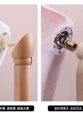 新款直销彩色丝绒模特道具女半身人台服装店韩版带头全身婚纱模特