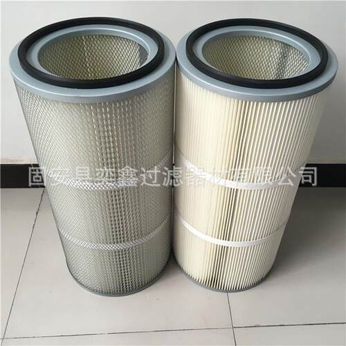 320*660 350*660PTFE覆膜除尘滤筒 打磨工作台除尘滤筒 工业滤芯