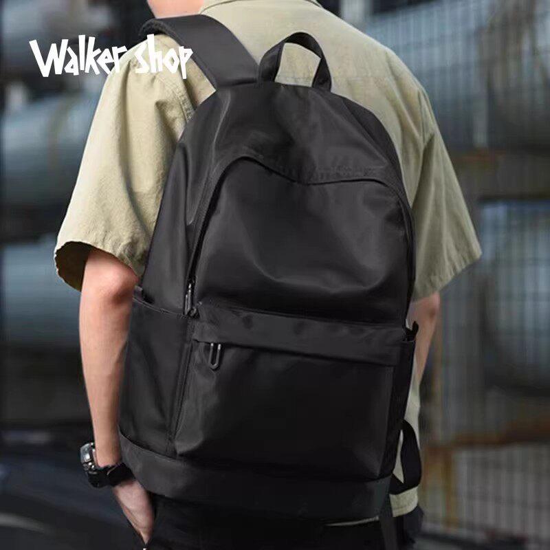 WalkerShop背包2025新款防水双肩包大容量书包旅行商务背包电脑包