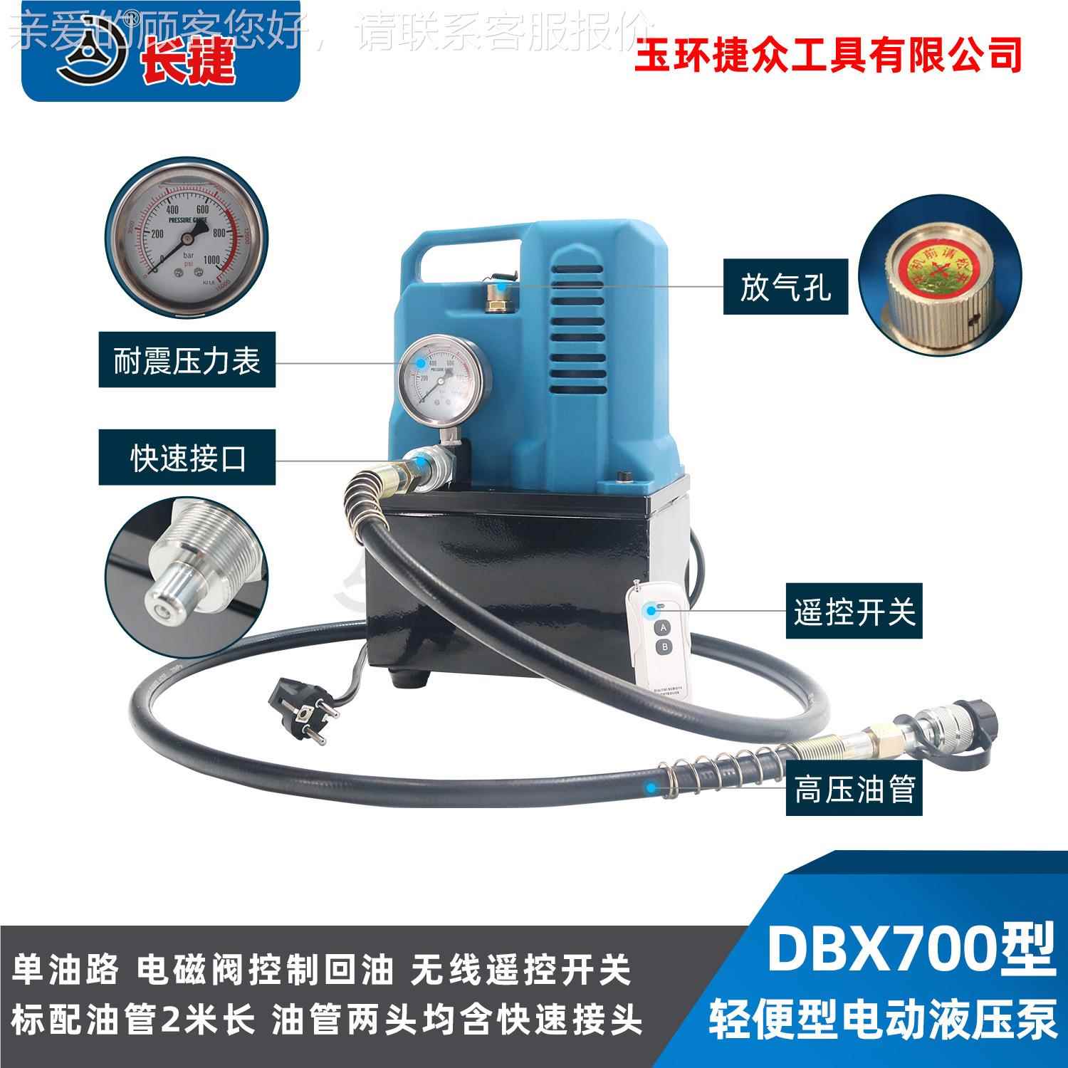 无线遥控遥电-动泵DB7XDBX700-D00DW 重量轻携带方便 远距离控液