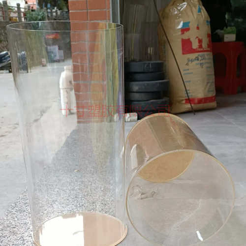 亚克力管封底透明有机玻璃管圆柱形圆桶圆筒空心管鱼缸