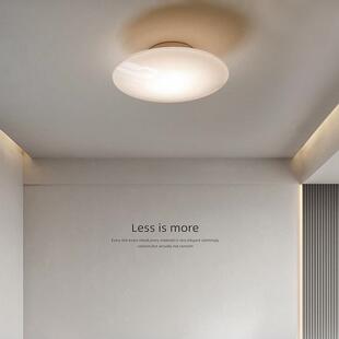 led吸顶灯卧室灯简约现代过道房间面包灯圆形客厅灯中山灯具