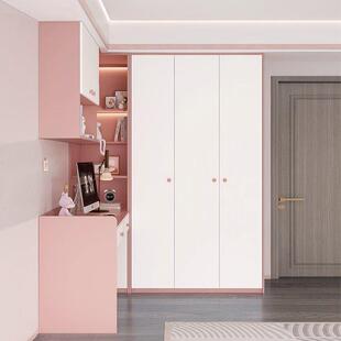 小户型房间书房连衣柜转角一体组合柜家用儿房F99MJT7M体童拐带角