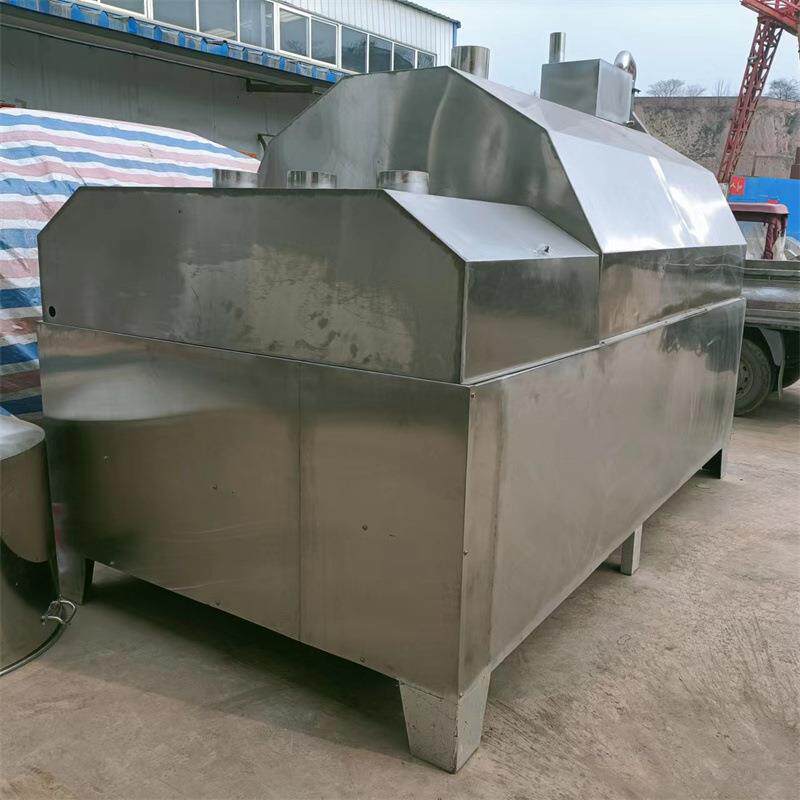 料机小型用煤柴电加热商瓜子花炒货机滚筒板栗坚果生20220509炒翻