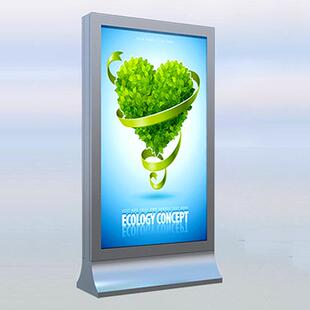 HQ051子站牌道路e指示牌路牌上滚动广路ld告 西安指路牌灯箱电HQ