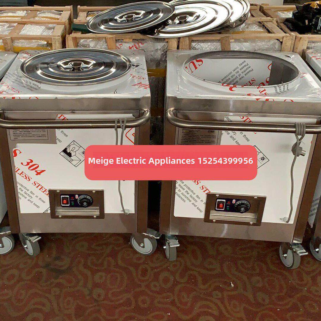 不锈钢商用保温粥车汤桶车保温台售饭台粥台粥锅暖汤炉煲粥快餐车