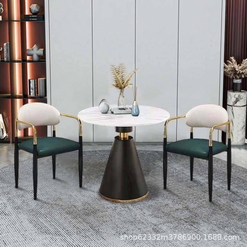 接待桌椅组合简约商务洽谈咖啡厅现代轻奢风休闲办公会客桌小沙发