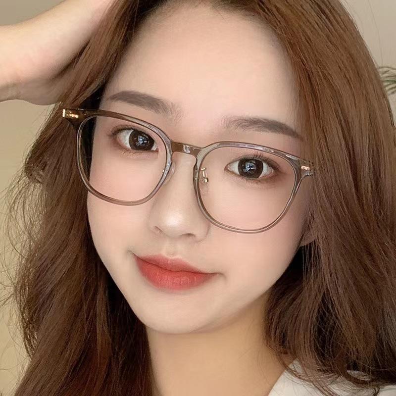 新款时尚M电脑镜防蓝光近视框复古个性铆钉款厂家现货潮