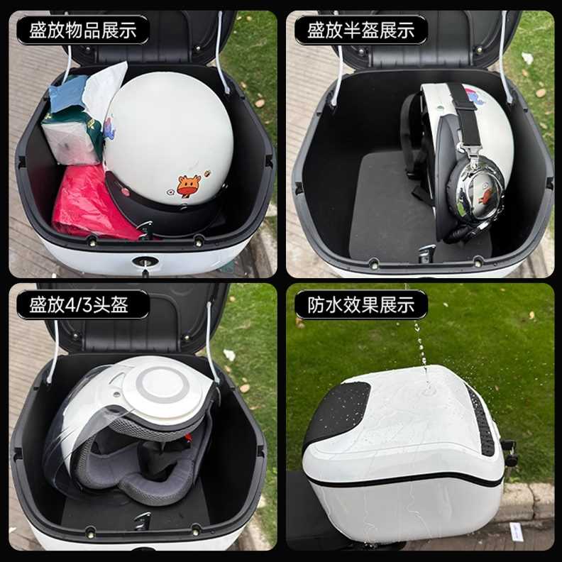 适用尾箱配件延长F4后小牛电动车改装0T货架后备箱储物箱可载人0