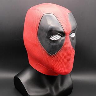Halloween Marvel Deadpool Latex Mask Head Superhero Full
