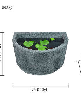 假山流水田园循环喷泉花瓶酒店客厅落地鱼池庭院摆件开业会所装饰