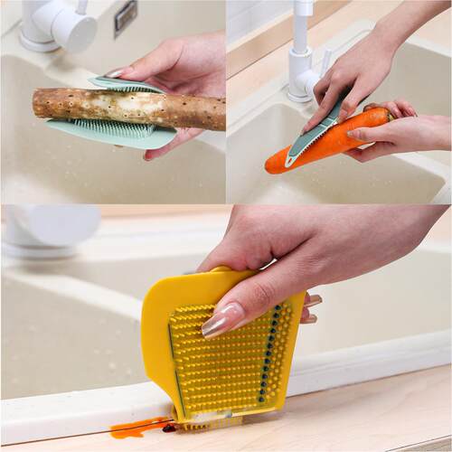 Creative Foldable Cleaning Brush for Kitchen Stove, Pots, Di