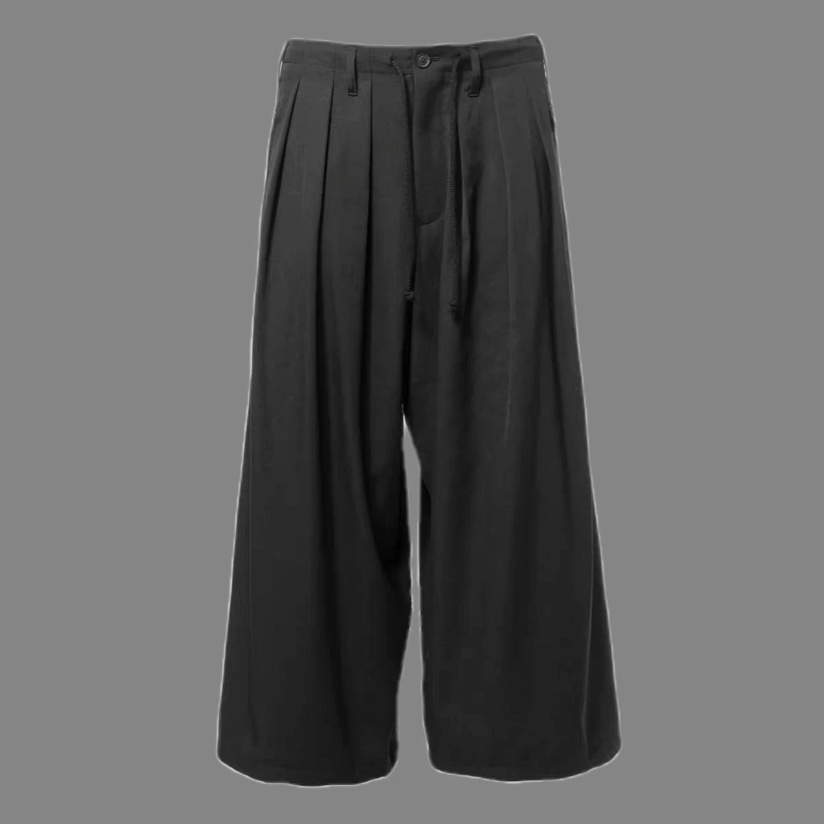 thumbnail for Yohji 14ss triacetate straight wide-leg balun culottes
