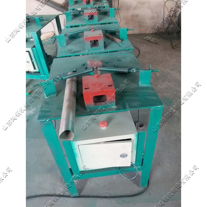 不锈钢金属管材冲口机 全自动立式液压冲孔机 钢管圆管破口设备