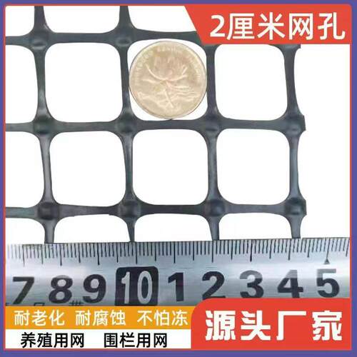 AUB塑料围栏网格小孔两厘户外家用防护护养殖漏粪果棚蔬大果米防