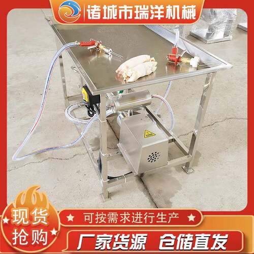 台式猪蹄注射盐水机手动盐水注射机2/4/8针实验室盐水注入设备