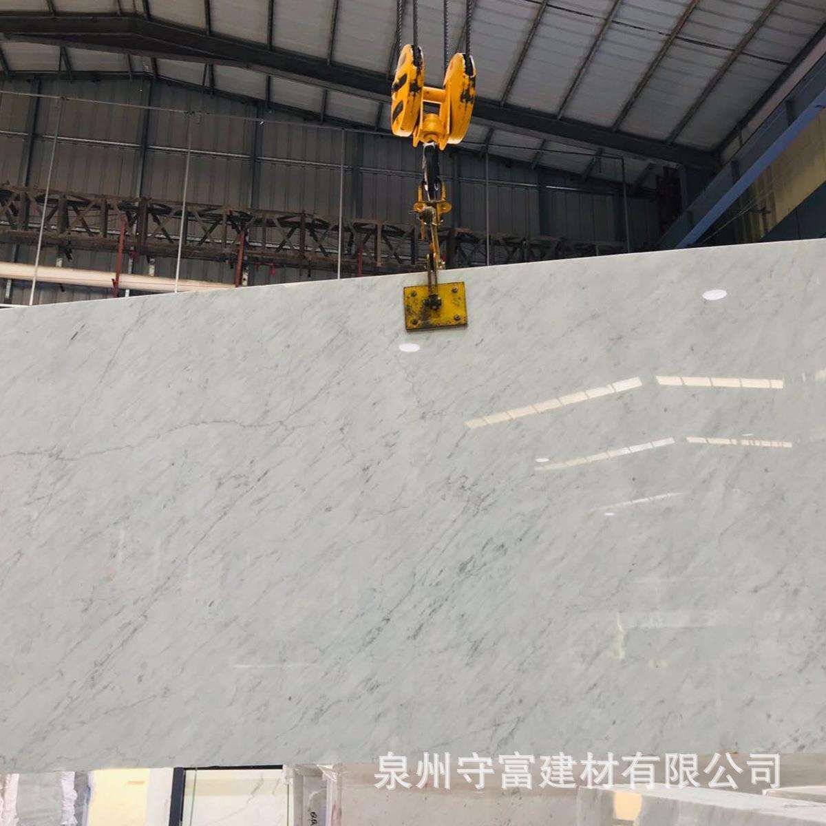 卡拉拉白天然大理石 白色洗手间大理石台面板石材大理石花瓶工艺