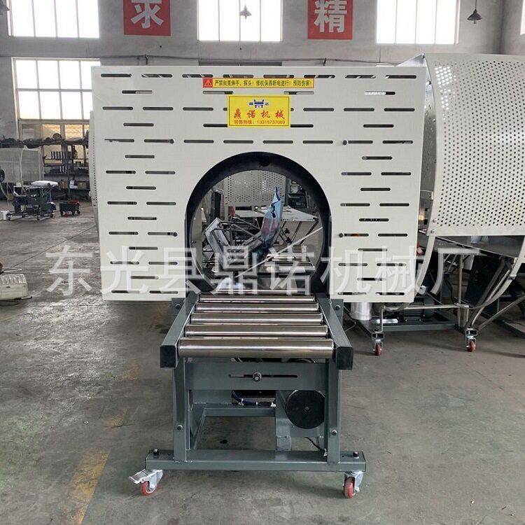纸管纸筒打捆机竹筒竹丕竹子树苗钢管捆扎机通道型结束机