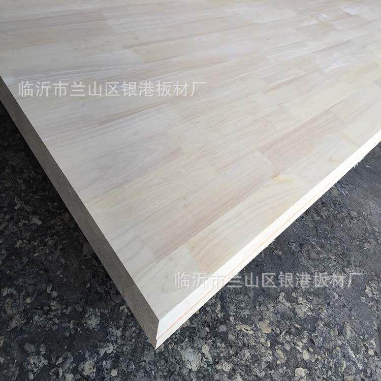 集成材价格8-20mm厚度AA级 橡胶木指接板集成材实木插接板木板材