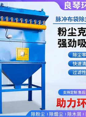 工业除尘器粉尘收集设备滤筒除尘器耐高温木工仓顶脉冲布袋除尘器