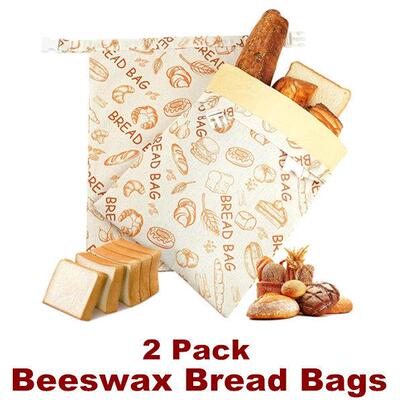 Beeswax Bread Bags Cotton Bees Wax Food Storage Sourdough